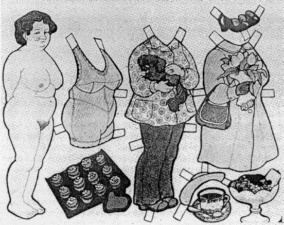 Swedish paper doll that does not hide or idealize female sexuality